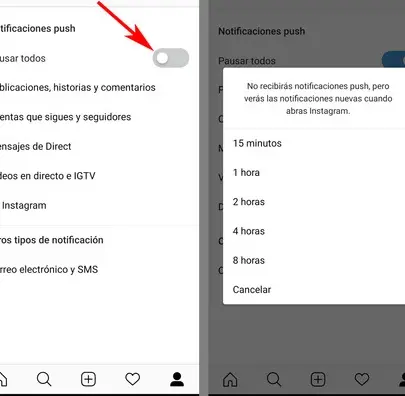 Cómo configurar los mensajes de Instagram