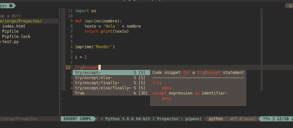 ️】Configurar Vim como VSCode tech10