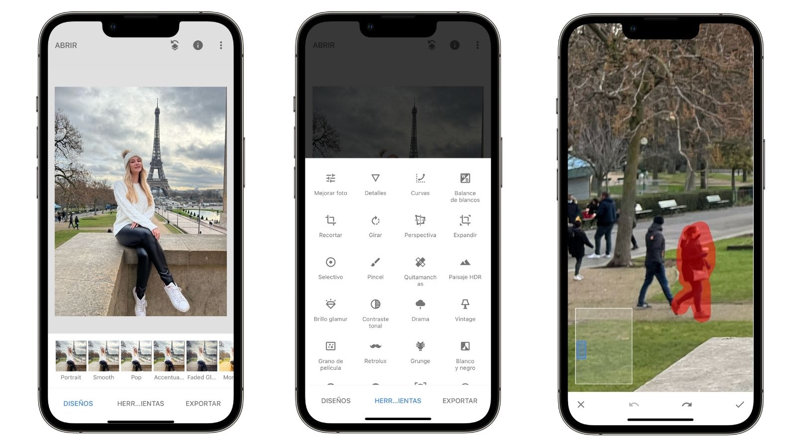 Cómo eliminar personas de fotos en iPhone